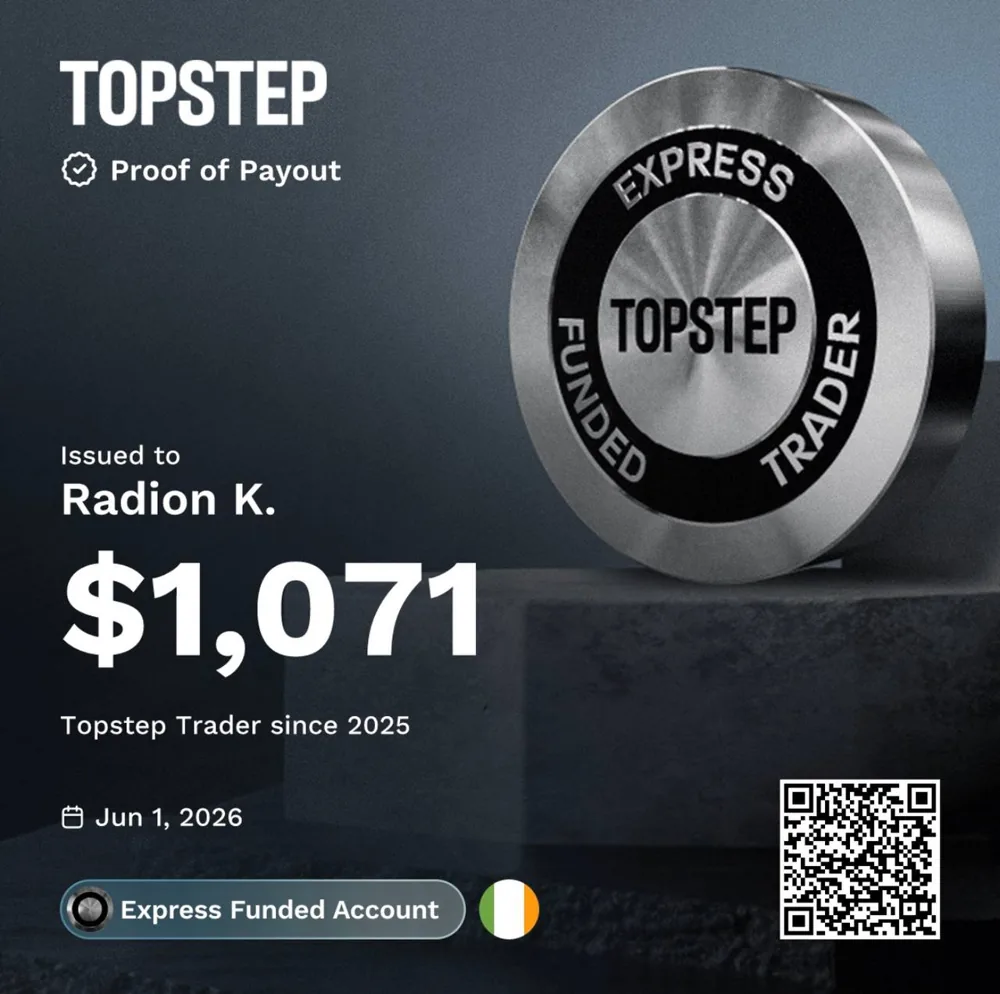 Topstep - Radion $1,071