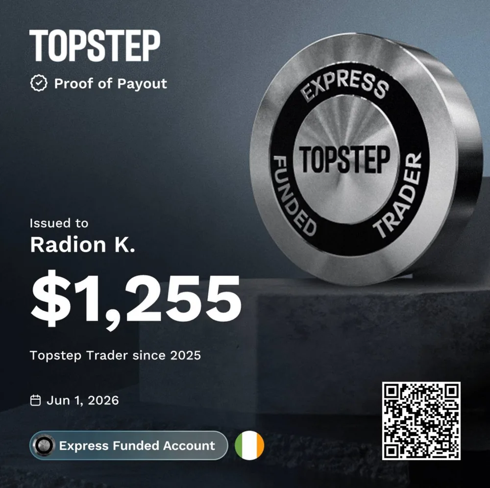 Topstep - Radion $1,255
