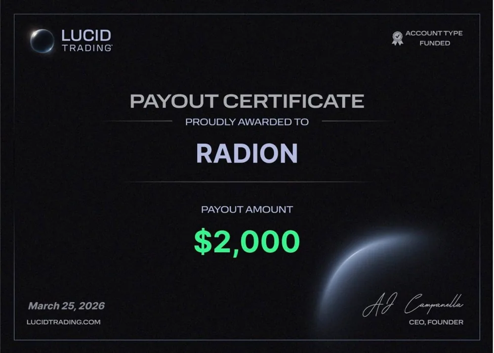 Lucid Trading - Radion $2,000