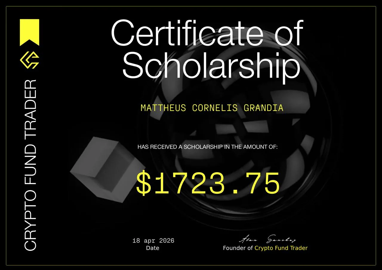 Crypto Fund Trader - Mattheus $1,723.75