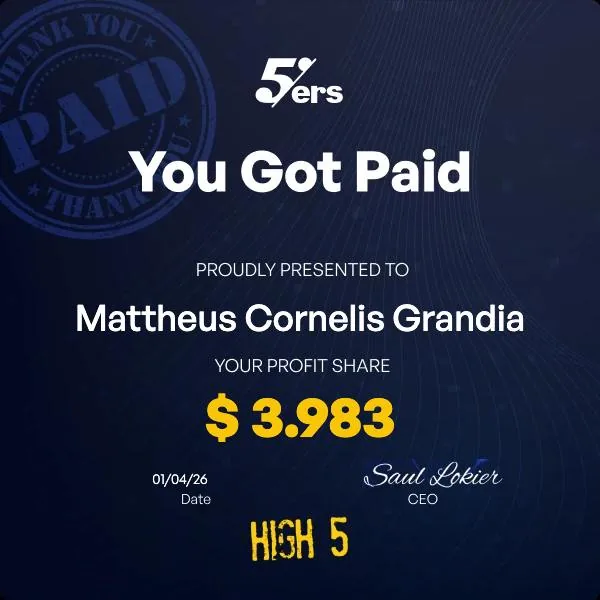 The 5%ers - Mattheus $3,983