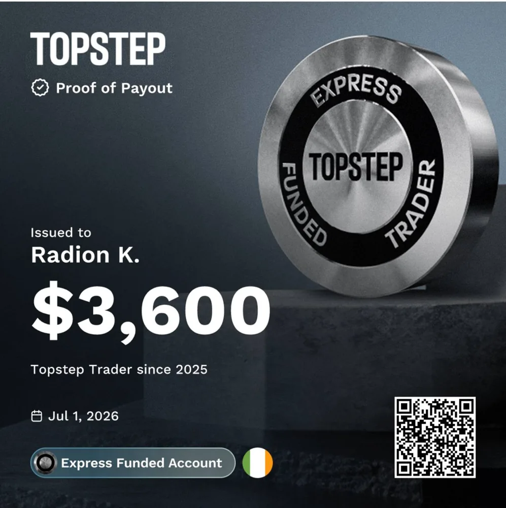 Topstep - Radion $3,600